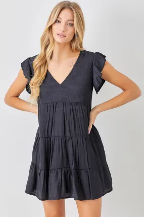 Tiered Mini Ruffle Dress