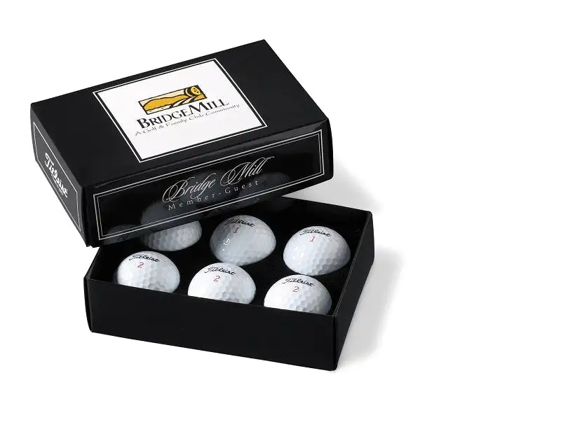 Titleist PackEdge Custom 1/2 Dozen Box - Foam Packing