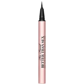 Too Faced Better Than Sex Easy Glide Waterproof Liquid Eyeliner 0.6ml (Various Shades) - Deepest Black