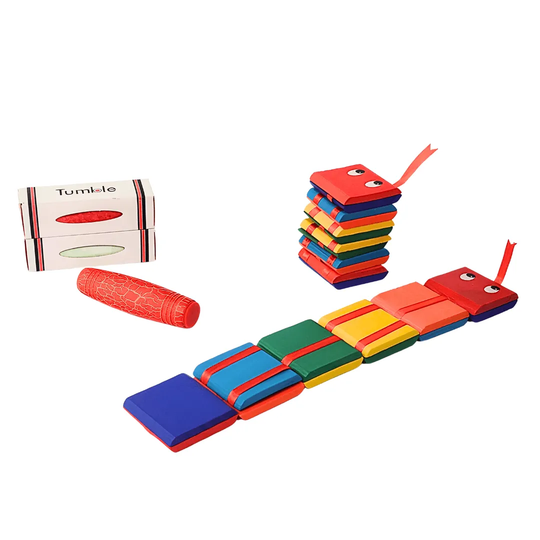 Tumble Desktop Toy-1, Colour Snake-6 squares foldable-1