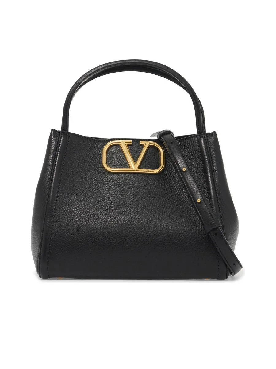 Valentino Garavani Alltime Medium Handbag in Grainy Calfskin