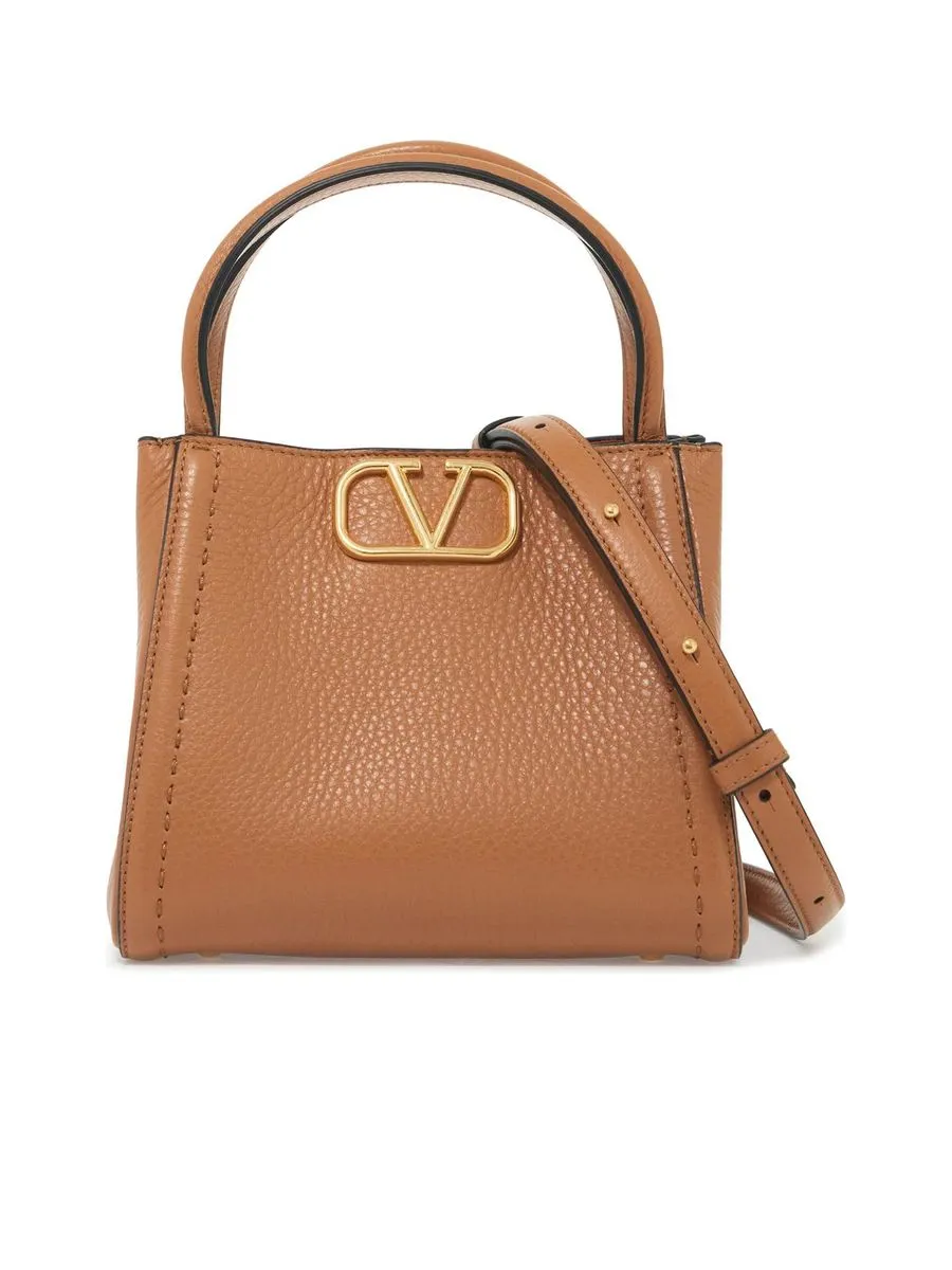 Valentino Garavani Alltime Medium Handbag in Grainy Leather