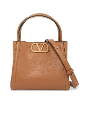 Valentino Garavani Alltime Medium Handbag in Grainy Leather