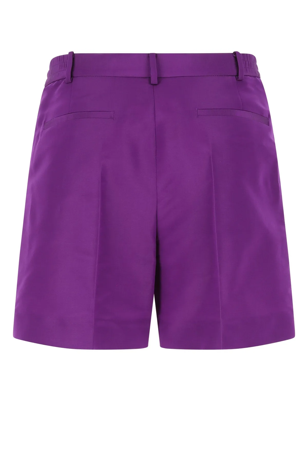 Valentino Mid-Rise Pleated Detailed Shorts