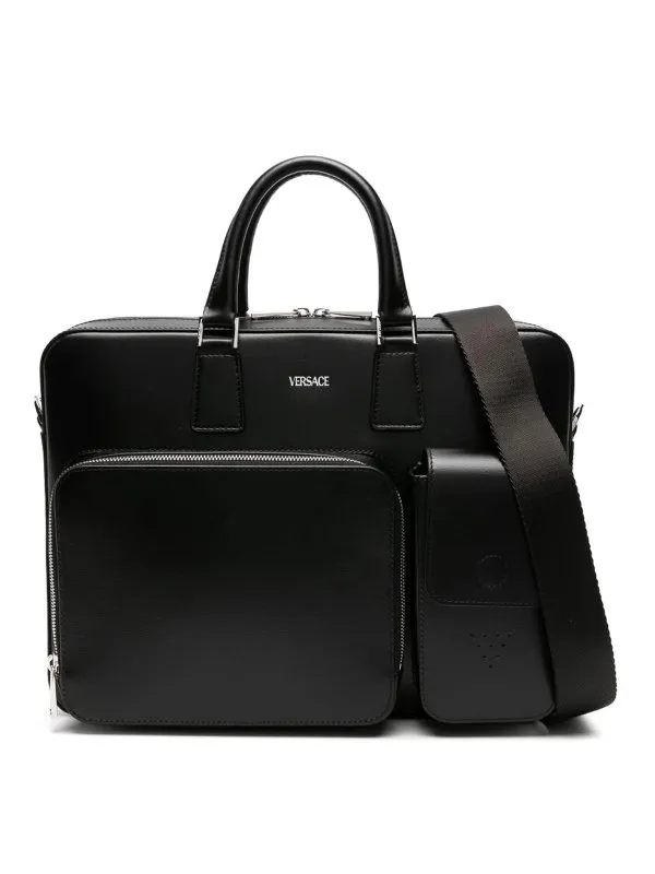 Versace Briefcase Calf Leather