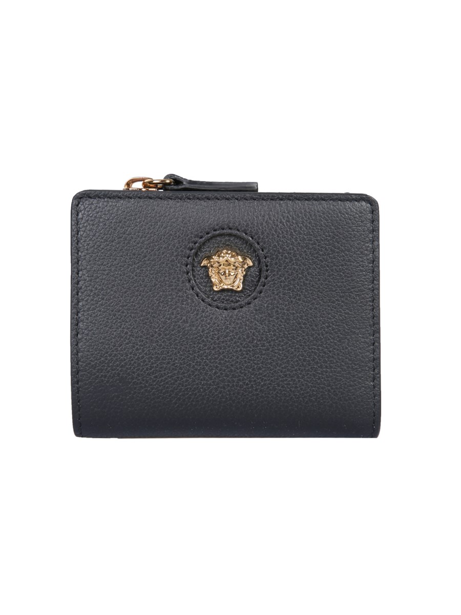 VERSACE    LA MEDUSA LEATHER WALLET