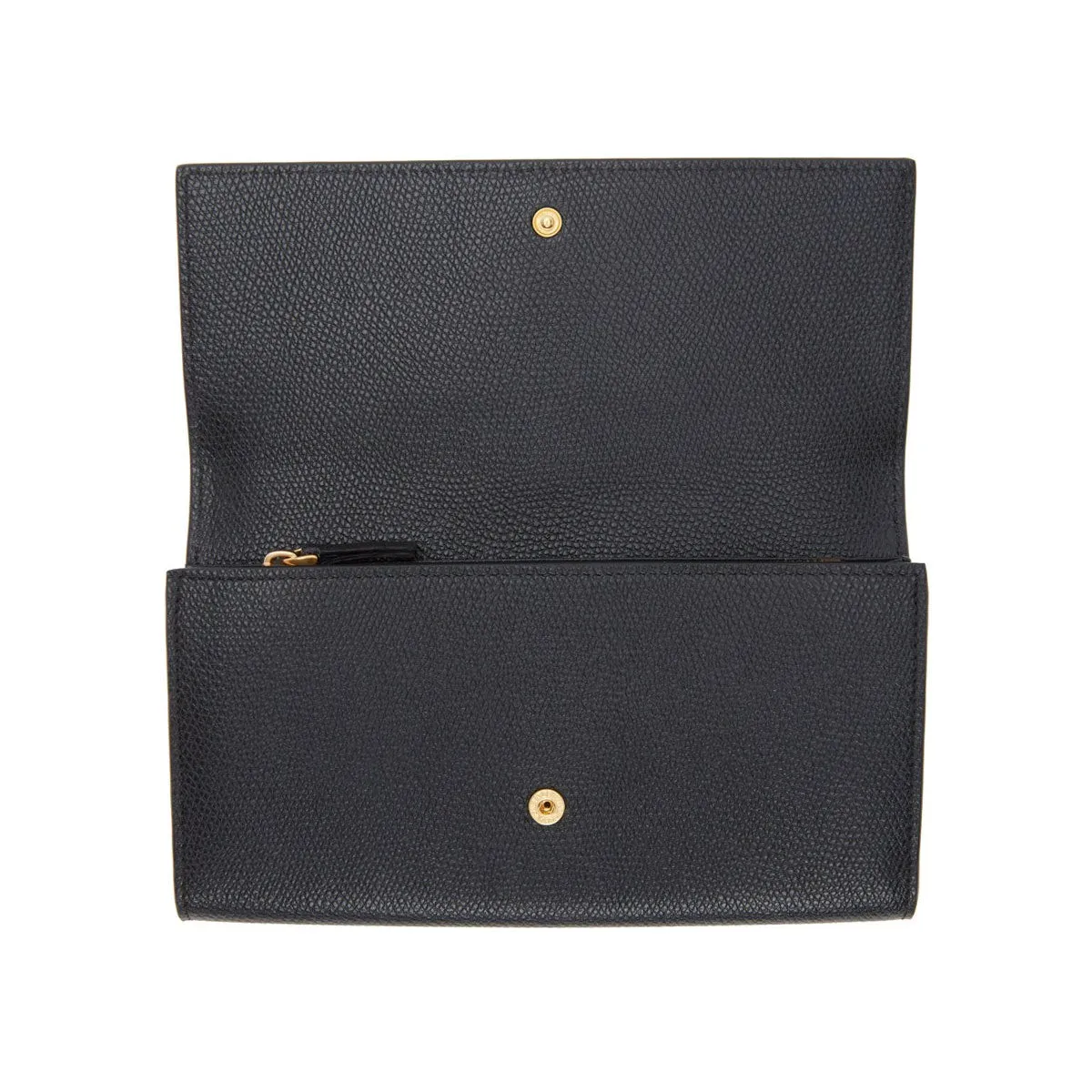 VLogo Signature Continental Wallet, Black