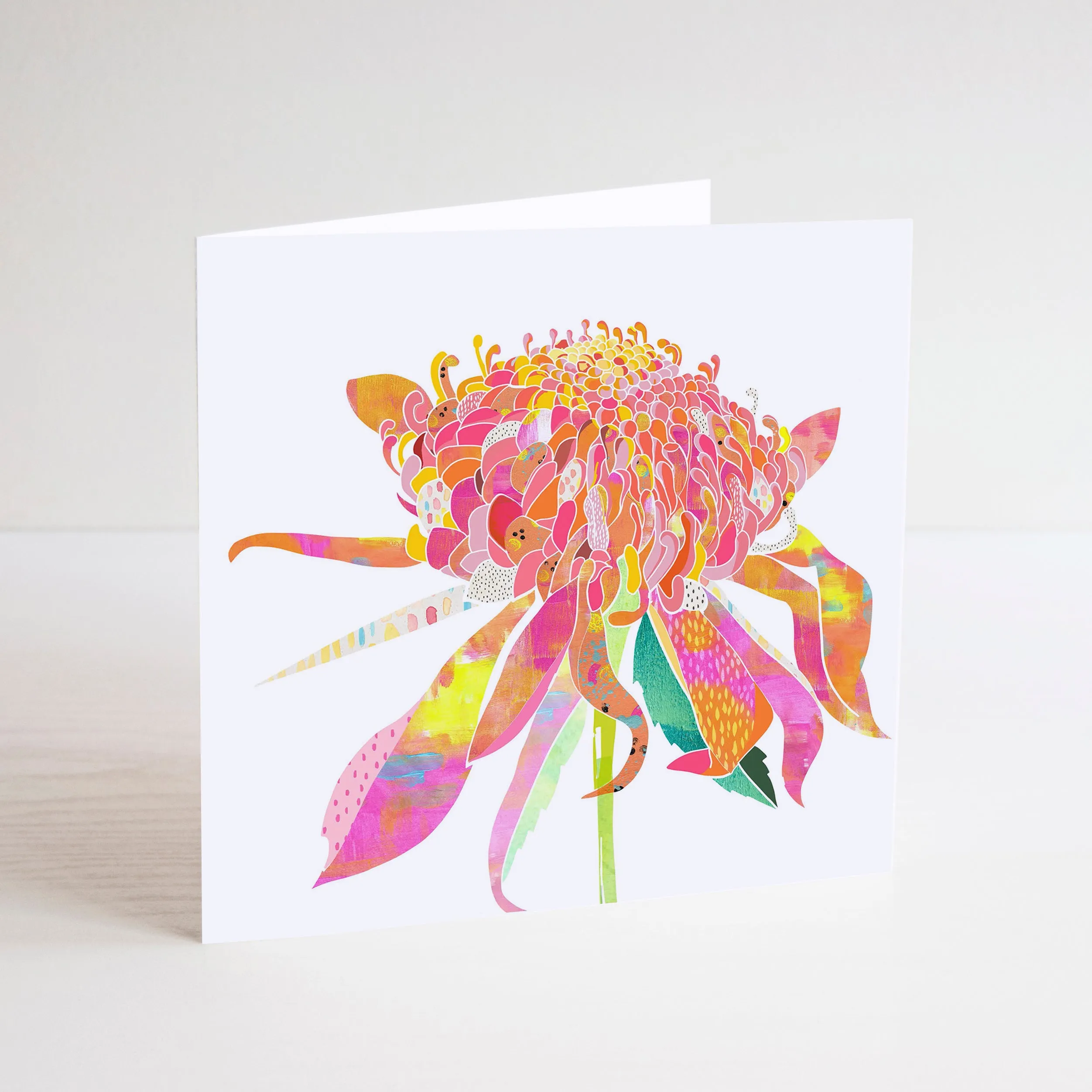 Waratah Mini Card