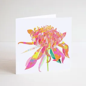 Waratah Mini Card